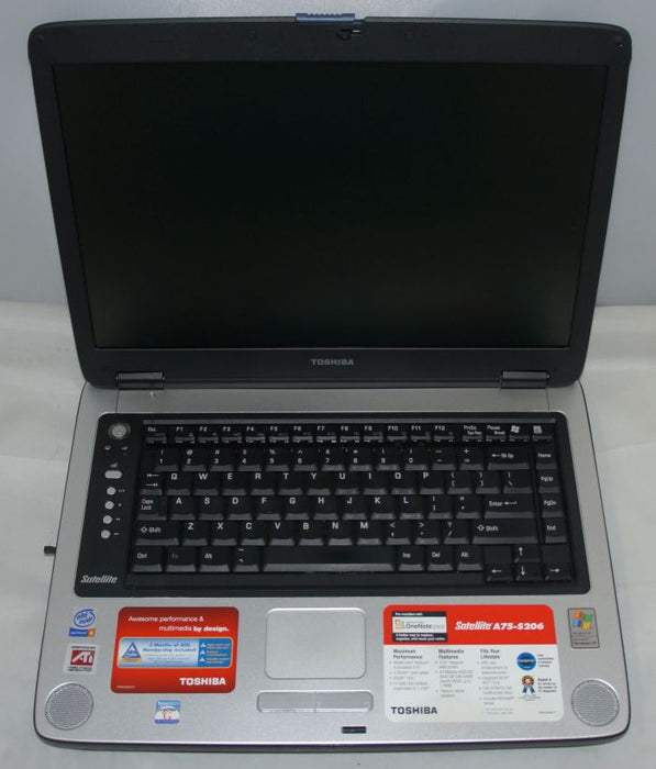 Toshiba Satellite A75-S206 Mobile Intel Pentium 518 2.8GHz 15.4 Inch Laptop AS IS