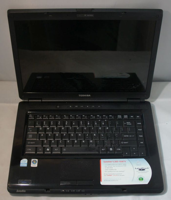Toshiba Satellite L305-S5875 Intel Pentium Dual T2390 1.86GHz 15.4 Inch Laptop AS IS